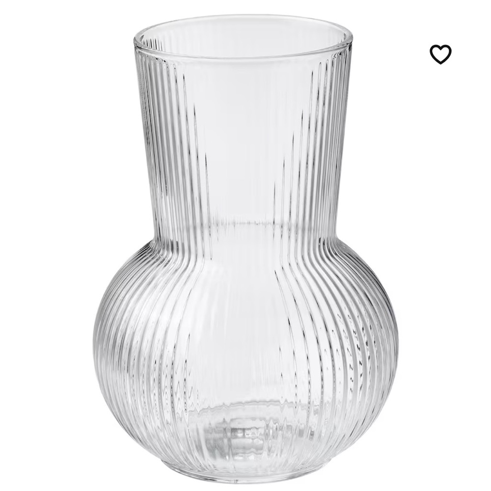 Two Pådrag Vases (Colorless) from IKEA